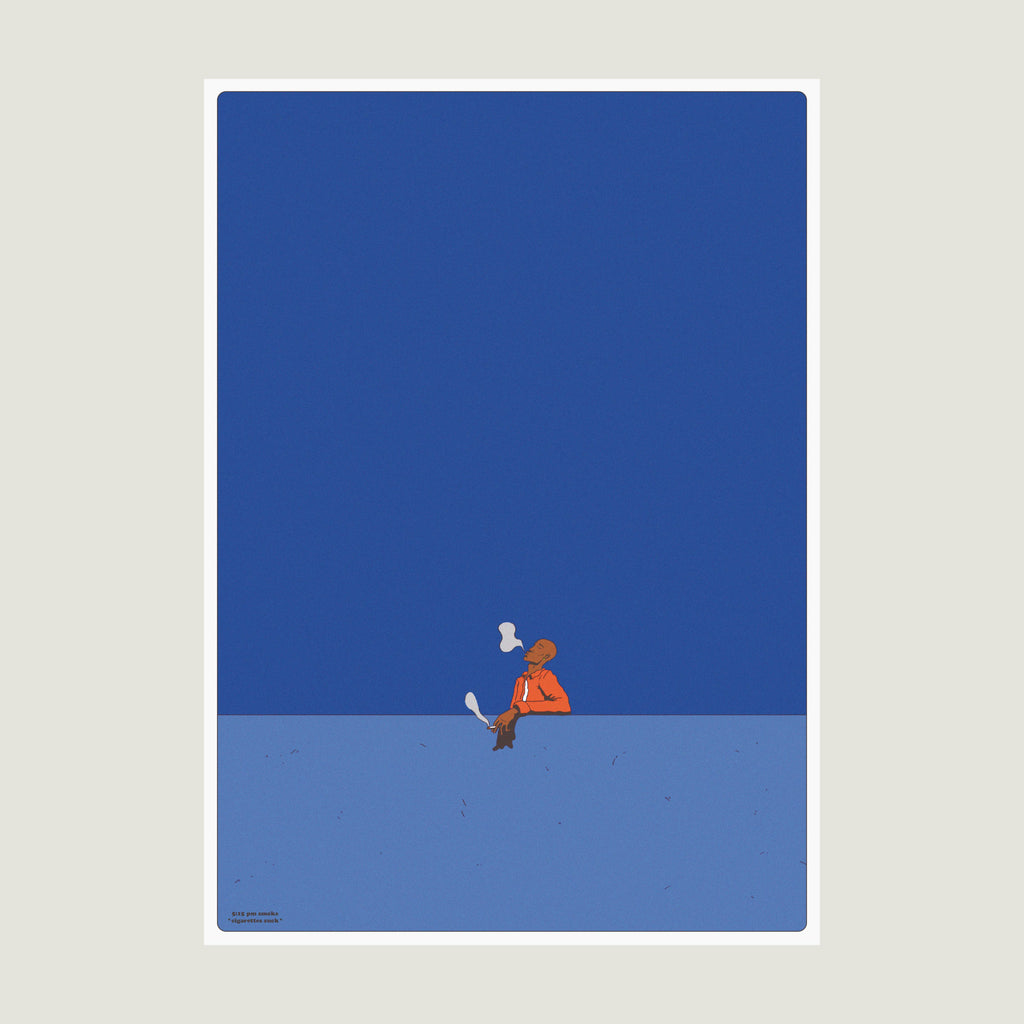 5:15 pm smoke – Art Print
